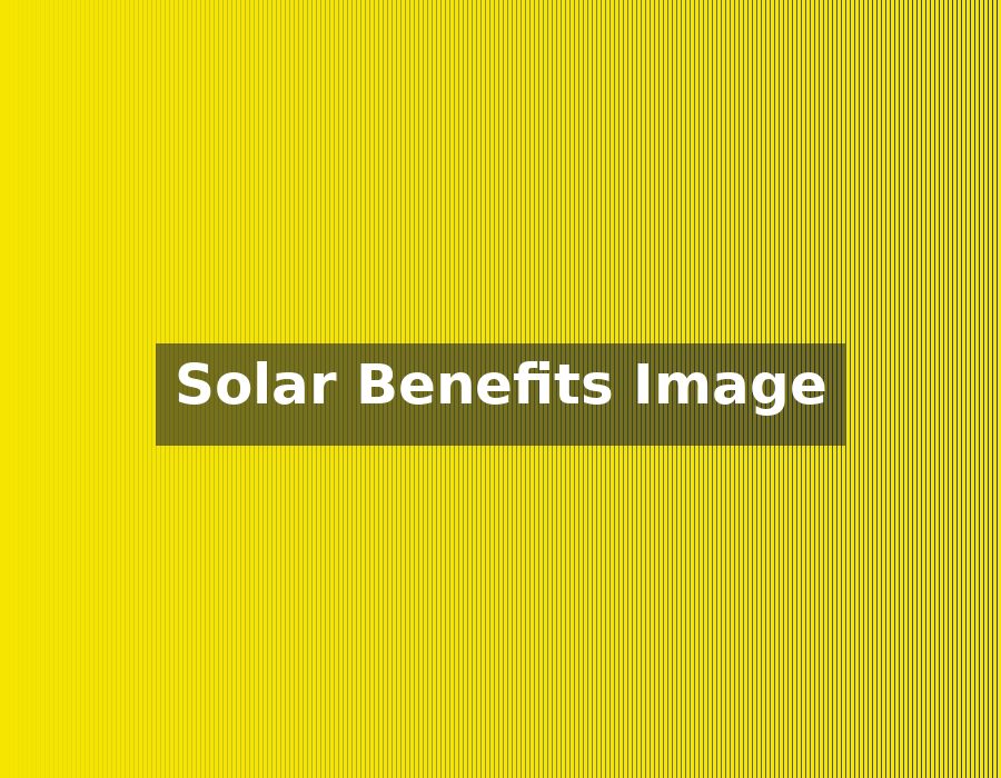 Solar energy benefits